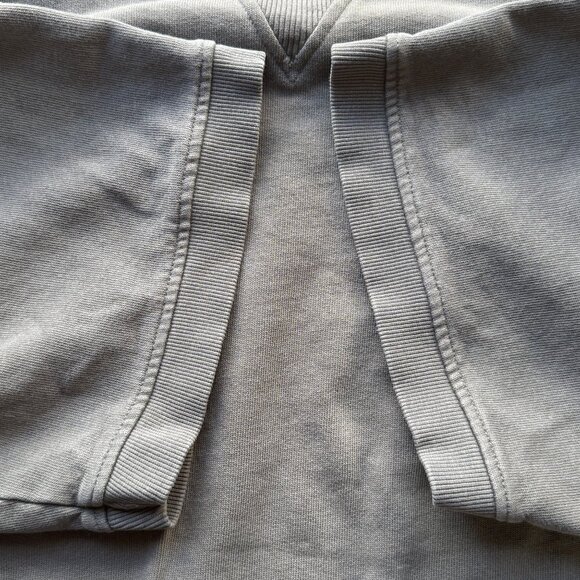 Cabelas Mens Short Sleeve Sweatshirt XL Gray 100% Cotton Crew Neck Vintage - Picture 5 of 7